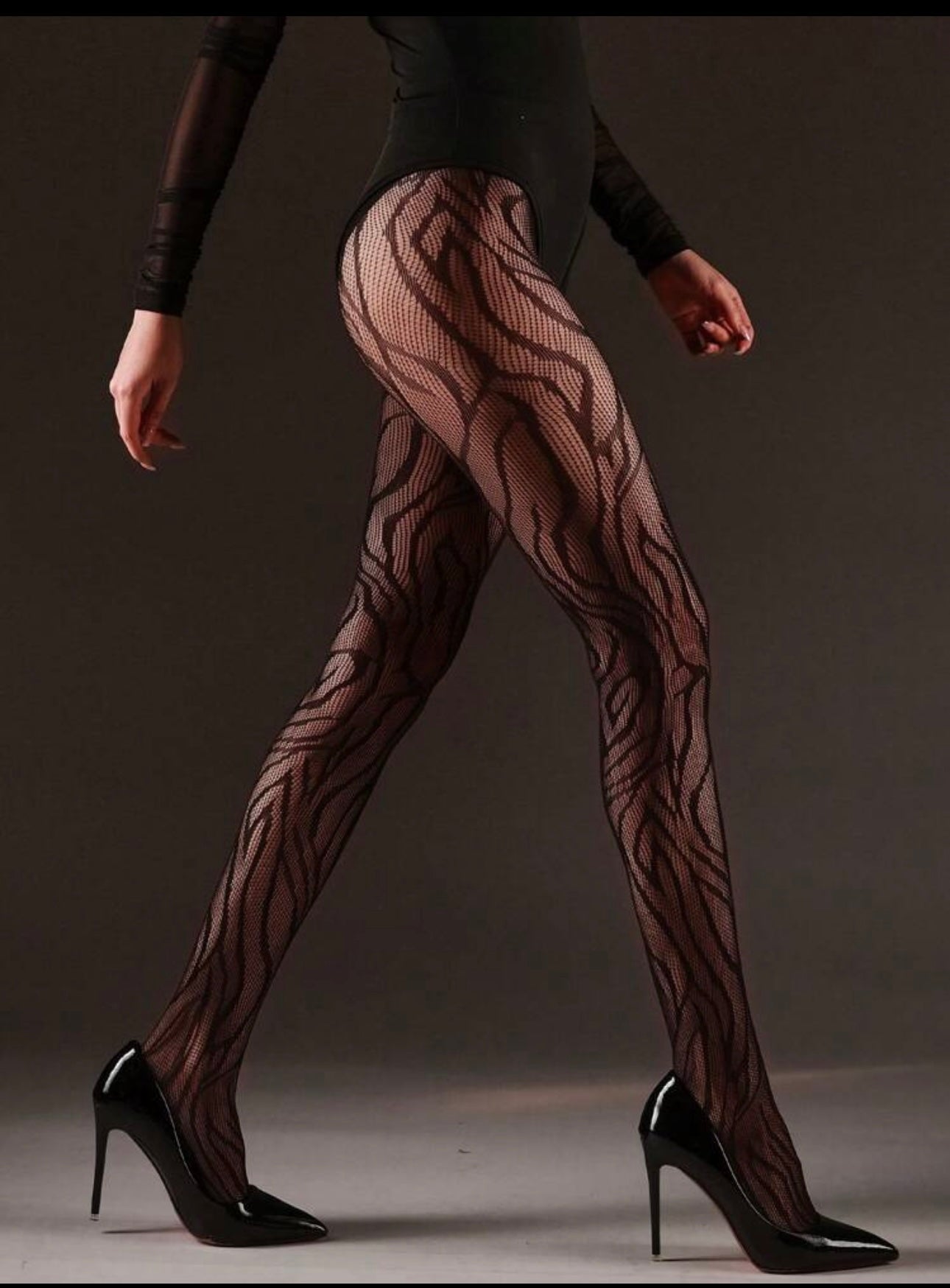 Swirl for the Girls Fishnet Stockings