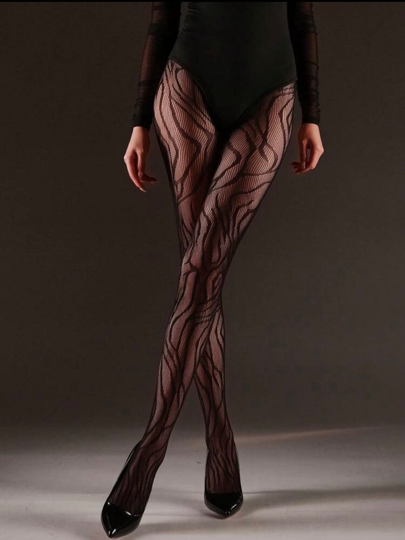 Swirl for the Girls Fishnet Stockings