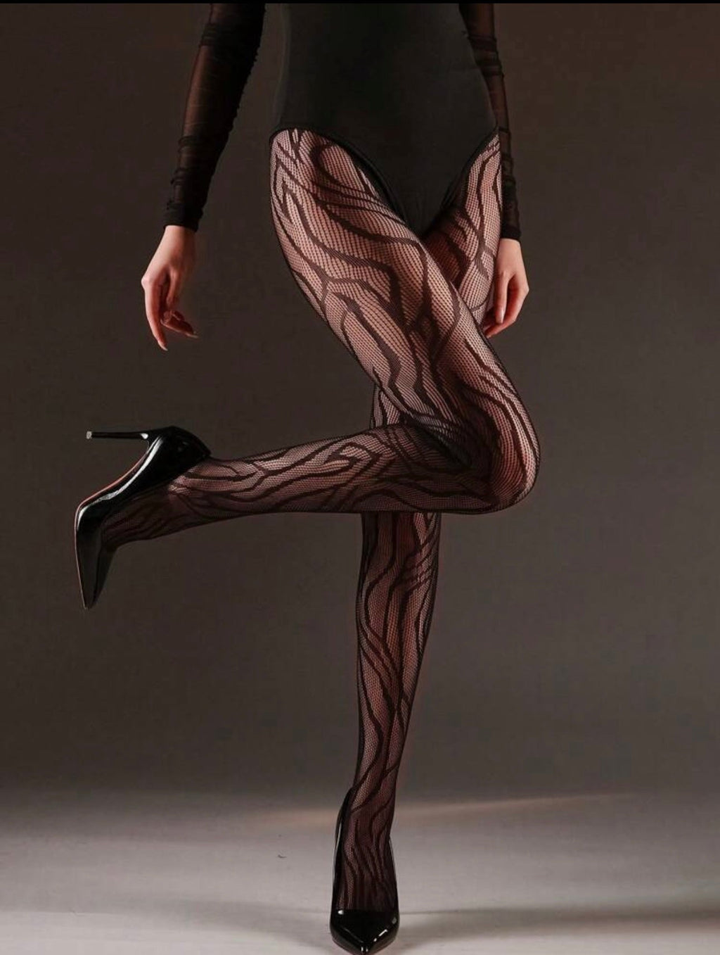Swirl for the Girls Fishnet Stockings