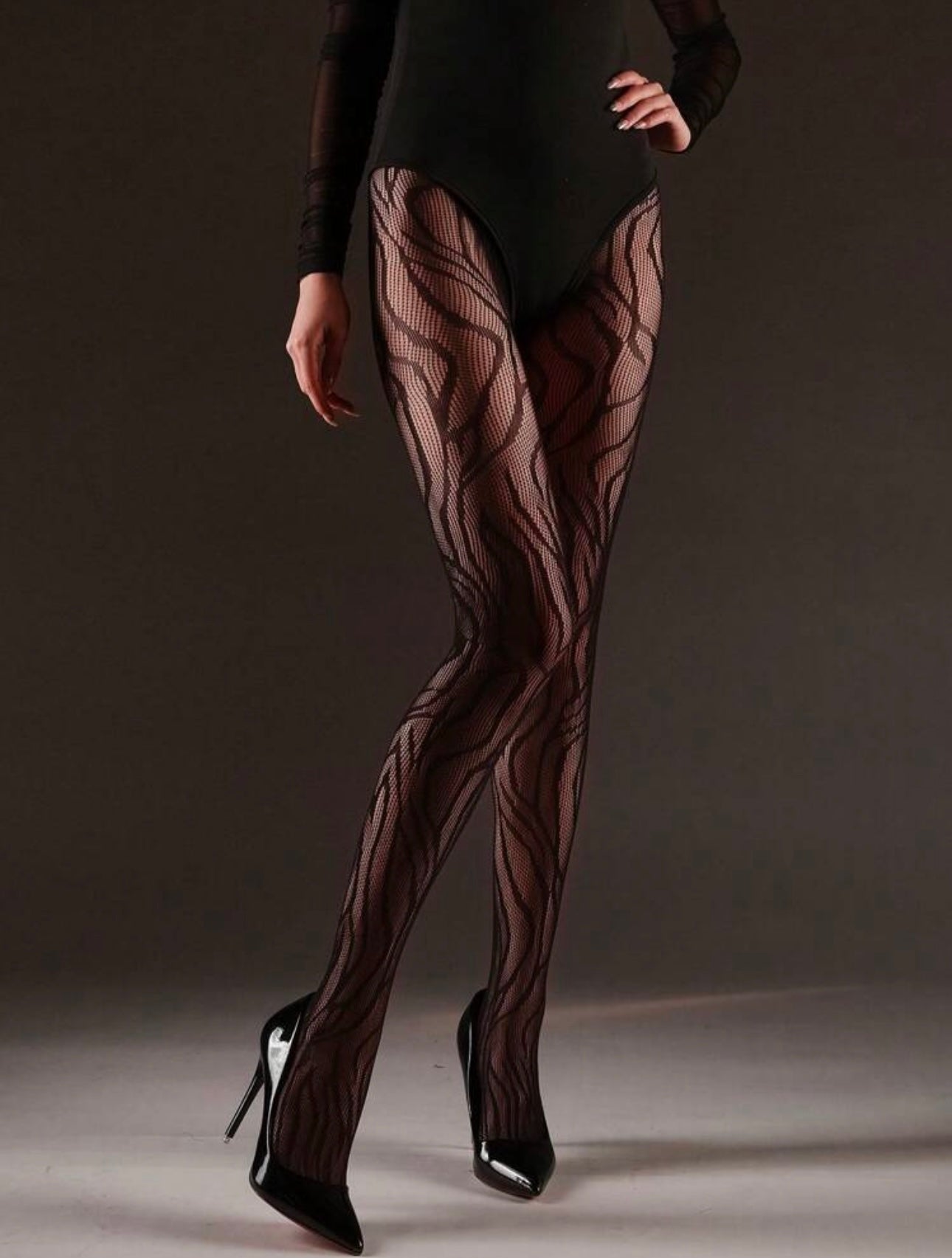 Swirl for the Girls Fishnet Stockings
