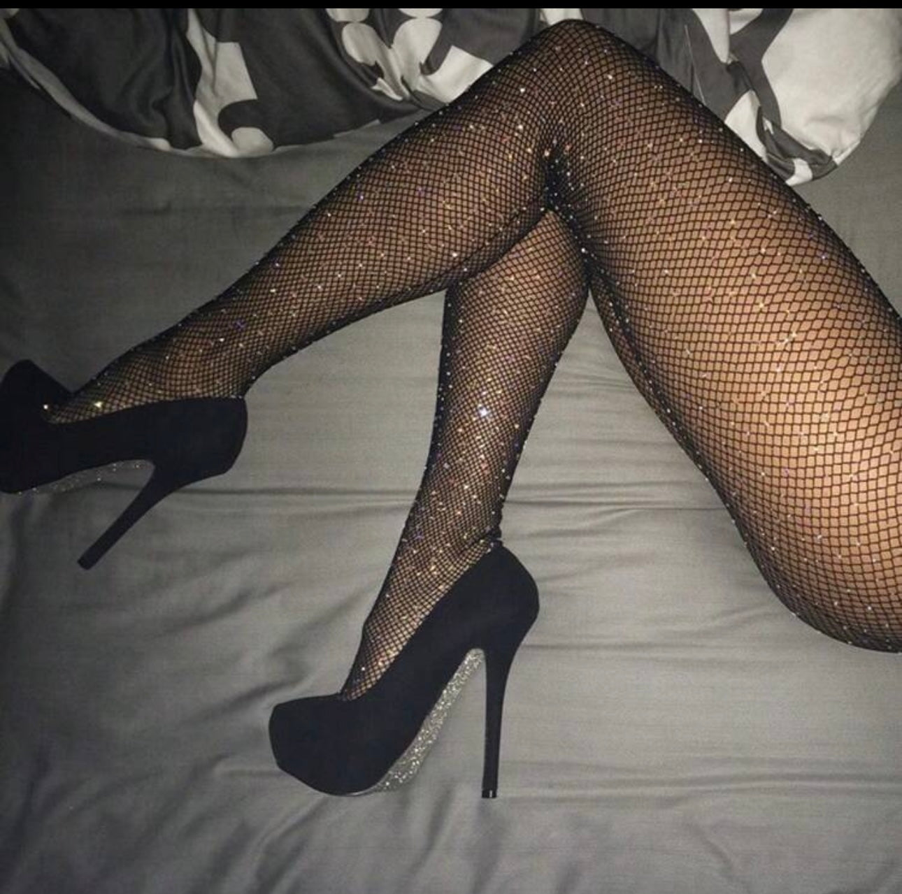 Rhinestones R Us Fishnet Stockings